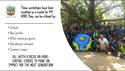 Marc Ostrick sits with students in the MY HERO India Global Exchange program